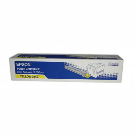 Epson originál toner C13S050242, yellow, 8500str., Epson AcuLaser C4200DN, 4200DNPC5, 4200DNPC6, 4200DTN, O, žltá