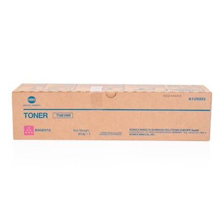 Konica Minolta originál toner A1U9353, magenta, 31000str., TN616M, Konica Minolta Bizhub PRO C6000, C7000, O, purpurová