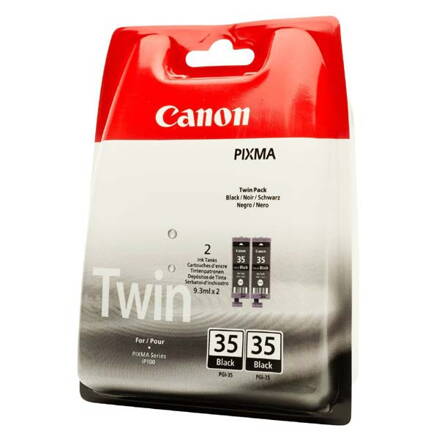 Canon originál ink PGI35BK, black, 2x191str., 1509B012, 2ks, Canon 2-pack Pixma iP100, čierna