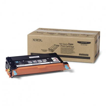 Xerox originál toner 113R00723, cyan, 6000str., Xerox Phaser 6180, O, azurová