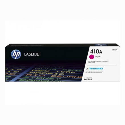 HP originál toner CF413A, magenta, 2300str., HP 410A, HP LJ Pro M452, LJ Pro MFP M477, 600g, O, purpurová