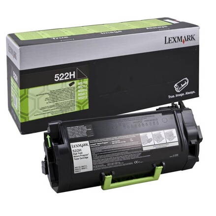 Lexmark originál toner 52D2H00, black, 25000str., 522H, return, Lexmark MS810, 811, 812, O, čierna