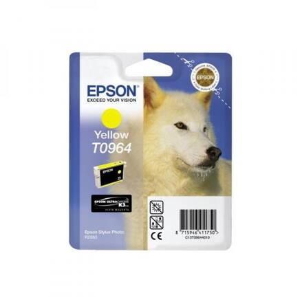 Epson originál ink C13T09644010, yellow, 13ml, Epson Stylus Photo R2880, žltá