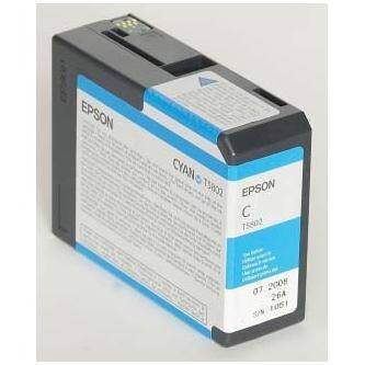 Epson originál ink C13T580200, cyan, 80ml, Epson Stylus Pro 3800, azurová