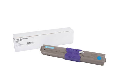 Oki kompatibilná tonerová náplň 44469706, 2000 listov (Orink white box), azurová