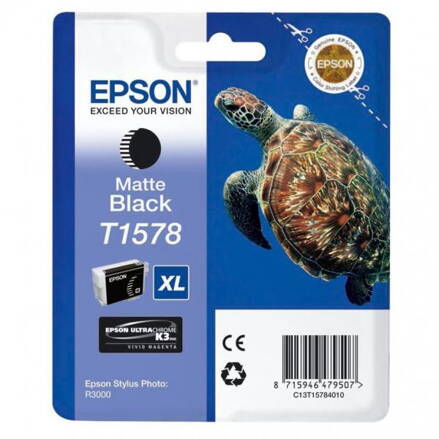 Epson originál ink C13T15784010, matte black, 25,9ml, Epson Stylus Photo R3000, matt black