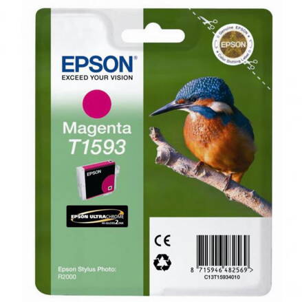 Epson originál ink C13T15934010, magenta, 17ml, Epson Stylus Photo R2000, purpurová