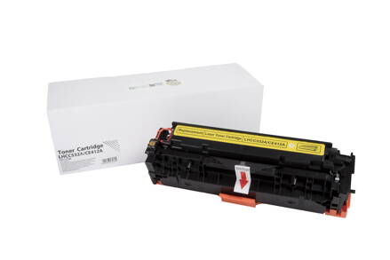 HP kompatibilná tonerová náplň CC532A / CE412A / CF382A, 2659B002,  CRG718, 2800 listov (Orink white box), žltá
