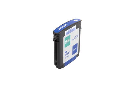HP kompatibilná atramentová náplň C9391AE, no.88 XL, 17ml (BULK), azurová