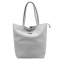 Kožená shopper kabelka