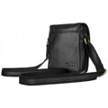 Praktická crossbody taška z pravej kože
