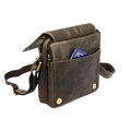 Kožená crossbody taška