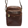 Kožená crossbody taška Peterson