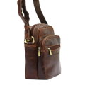 Kožená crossbody taška Peterson