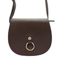 Tmavo-hnedá crossbody kabelka