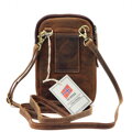 Hnedá kožená crossbody taška Nordee DOH-SP-04