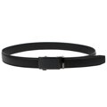 Pánsky čierny kožený opasok s automatickou prackou – šírka 3,5 cm 