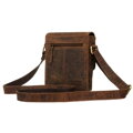 Pánska kožená crossbody taška v hnedej farbe – Peterson 