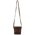 Pánska kožená crossbody taška v hnedej farbe – Peterson 