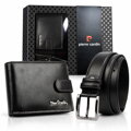 Pánsky set Pierre Cardin ZP-006 s prešitou peňaženkou a klasickým opaskom