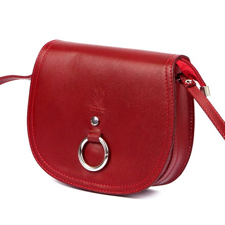 Kožená crossbody kabelka