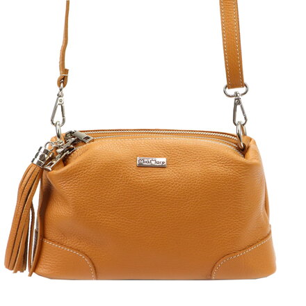 Kožená crossbody kabelka