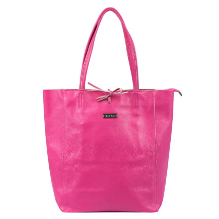 Kožená shopper kabelka