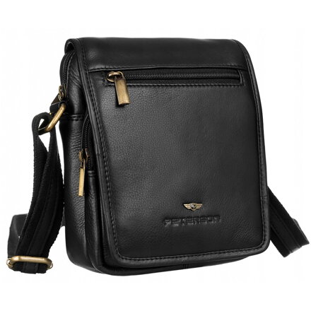 Praktická crossbody taška z pravej kože