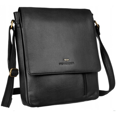 Kožená crossbody taška Peterson