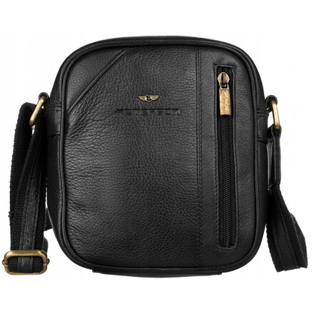 Kožená crossbody taška Peterson