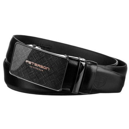 Oblekový opasok Peterson PTN A001 BLACK skl.