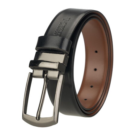 Kožený pánsky opasok EL FORREST P5-62 - obojstranný