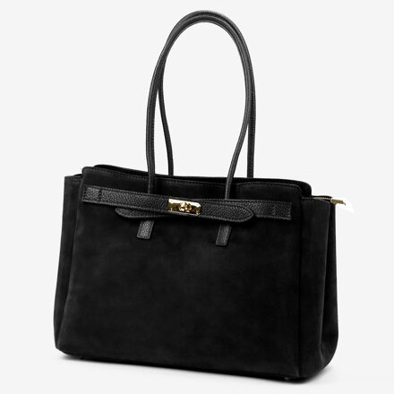 Dámska kožená kabelka z prírodnej vrúsenej kože Camilla