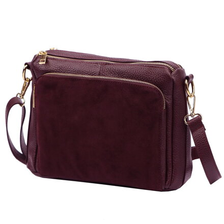 Malá dámska kožená kabelka z prírodnej kože – elegantná a praktická