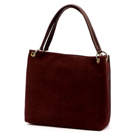 Dámska kožená kabelka cez plece – stredný formát Luka 