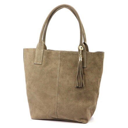 Dámska kožená kabelka z prírodnej kože – veľká, formát A4 