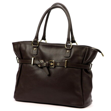 Dámska kožená kabelka z pravej kože – elegantná a priestranná Luka 