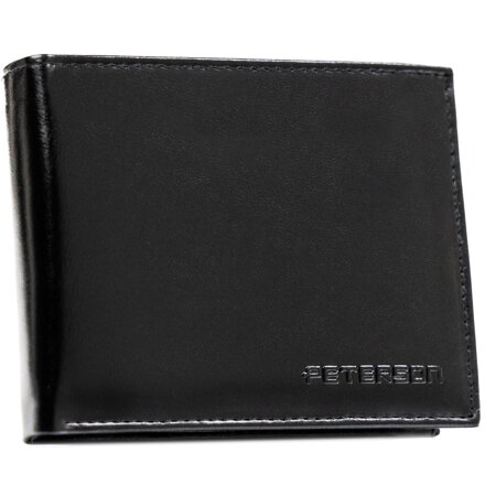 Pánska čierna peňaženka Peterson 