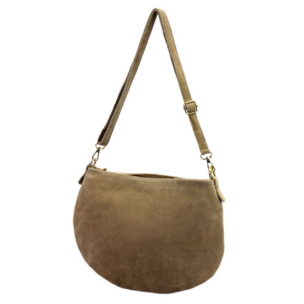 Dámska crossbody kabelka Luka 26-098 zo semišovej kože