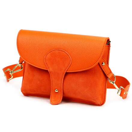 Kožená crossbody kabelka Luka 26-100 D INSTAGRAMKA z prírodnej kože