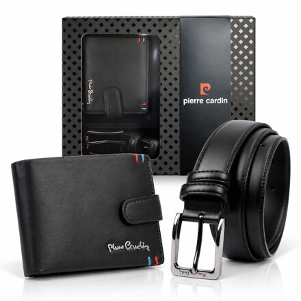Pánsky set Pierre Cardin ZP-010 s vnútorným remienkom peňaženky a opaskom