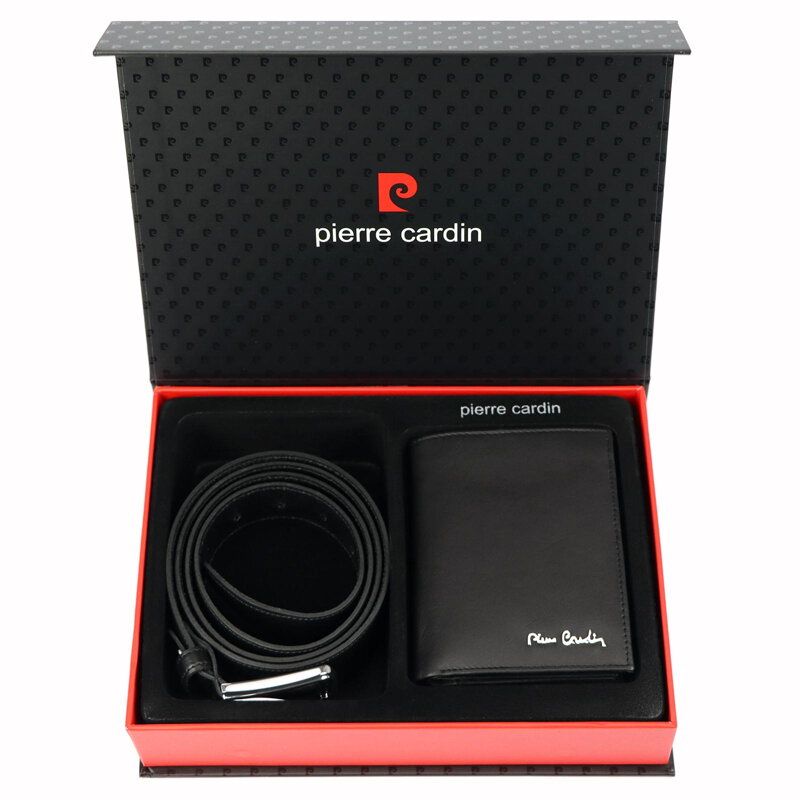 Darčeková sada pre mužov – kožený opasok a peňaženka Pierre Cardin