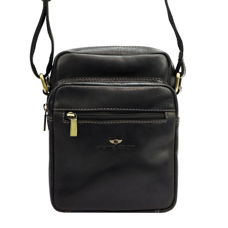 Kožená crossbody taška Peterson Kožená crossbody taška Peterson