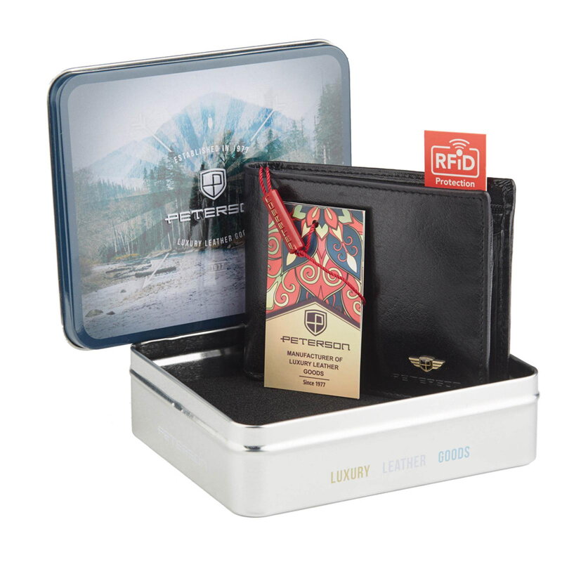 Módna kožená peňaženka Peterson 