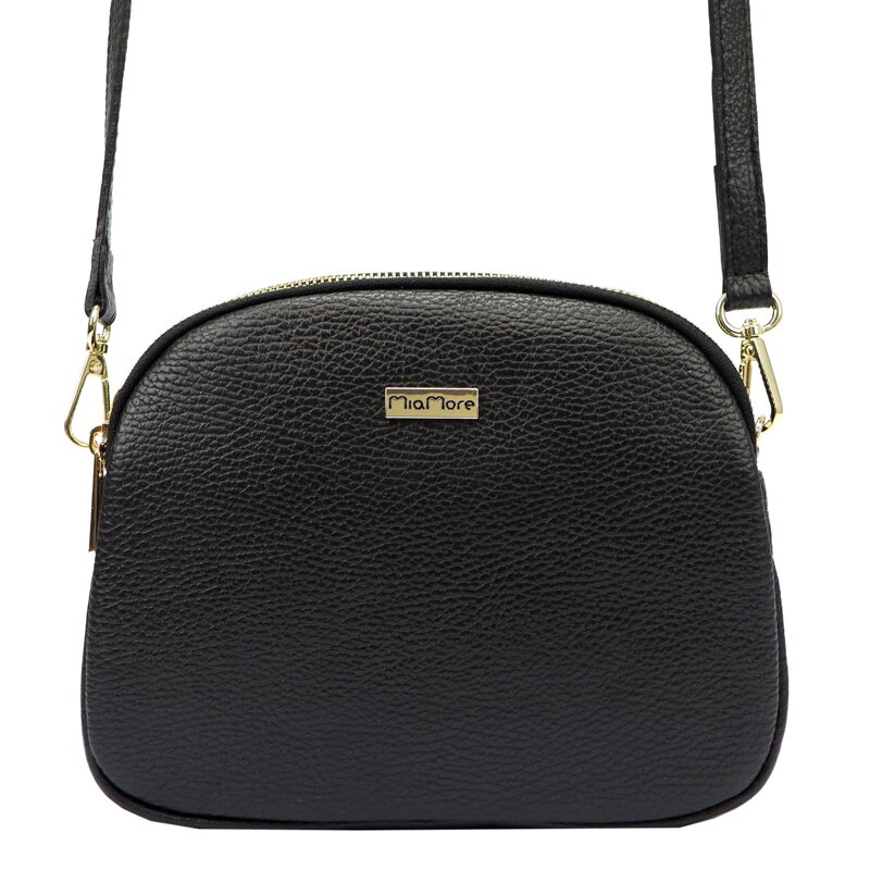 Praktická crossbody kabelka z pravej kože Praktická crossbody kabelka z pravej kože