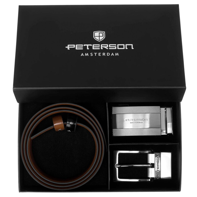 Darčekový set Peterson PTN KL-B007-S001 BLACK-BROWN
