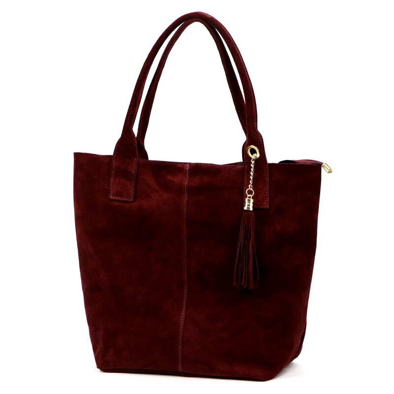 Dámska kožená kabelka z prírodnej kože – veľká, formát A4 