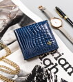 Elegantná, malá dámska peňaženka so zapínaním na patentku - Milano Design