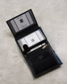 Pánska kožená peňaženka N4-RVT-6887 Black+Navy