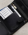 Pánska kožená peňaženka N4-RVT-6887 Black+Navy